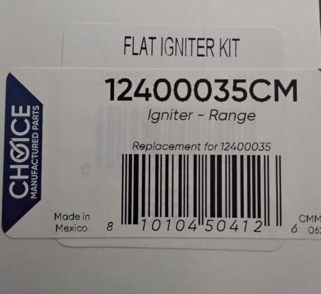 Choice 12400035CM Replaces Whirlpool 12400035 Ignitor