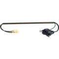 An aftermarket replacement for a top load direct drive Whirlpool 3949247V Washer Lid Switch. It has a grey plastic protective sleeve over the wiring, a grey switch body, and a white plastic wire harness connector. 