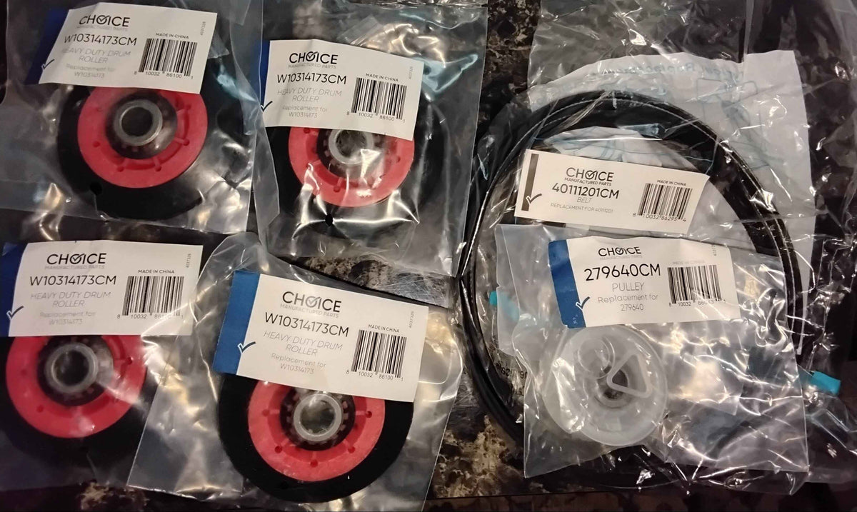 Choice 4392067CM Replaces 4392067 Whirlpool Dryer Rebuild Kit