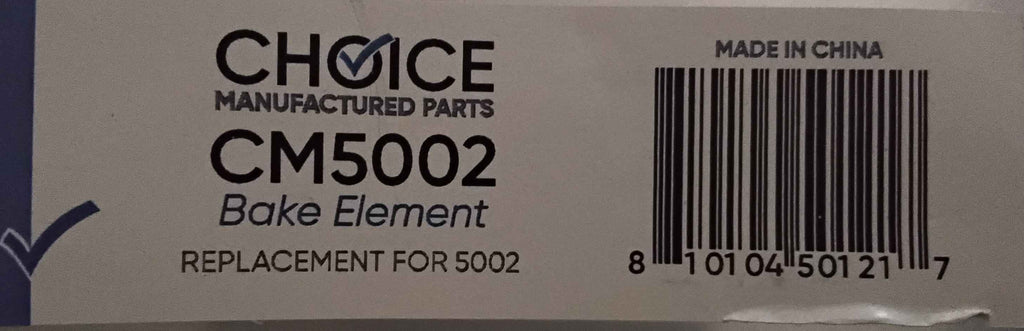 Choice CM5002 Replaces Frigidaire 318255006 Bake Element